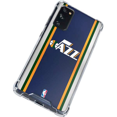 NBA Utah Jazz Team Jersey Galaxy S20 FE Clear Case